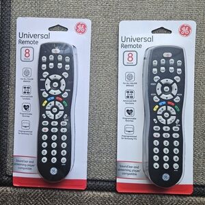 GE Programmable Universal Black Remote Controls